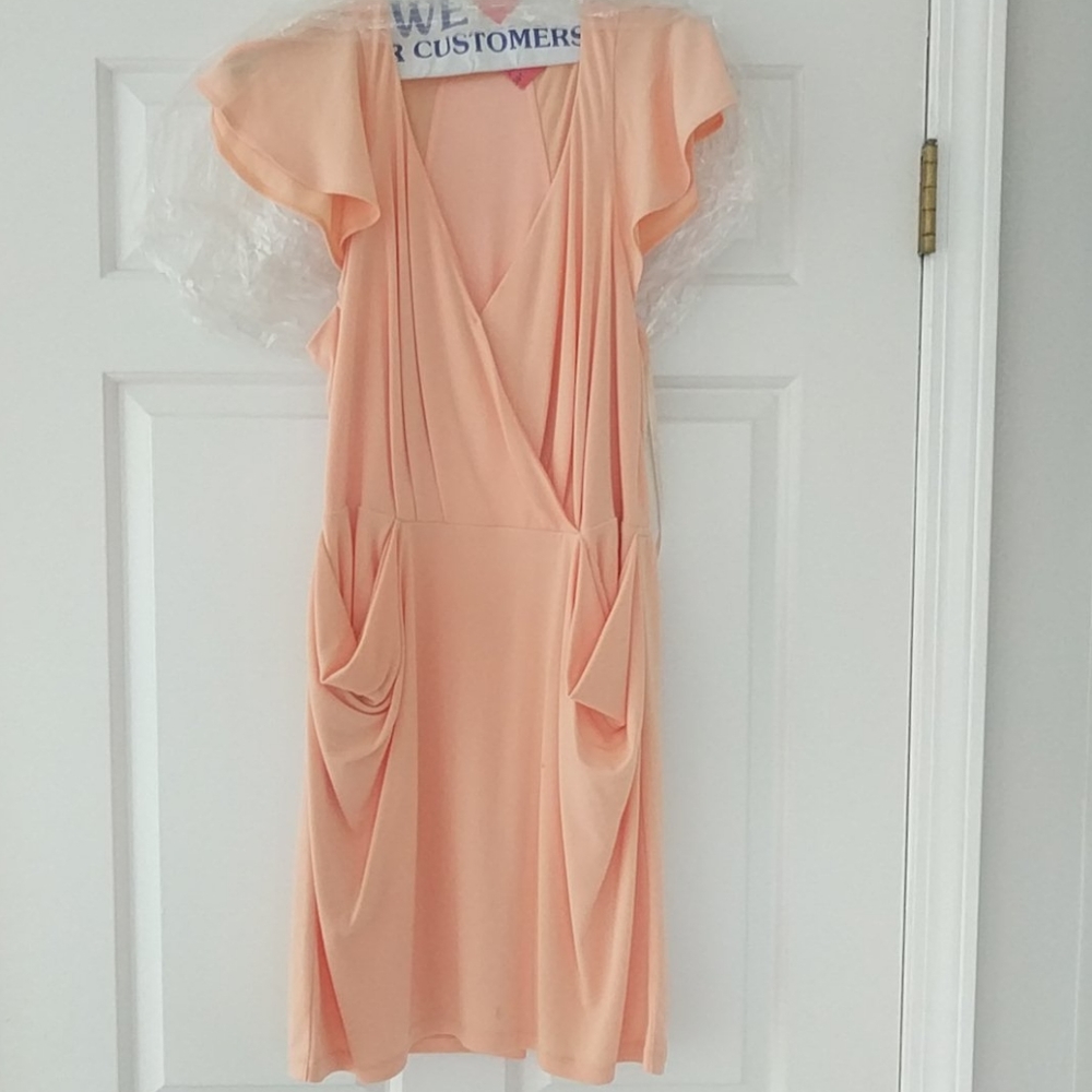 BCBG generation orange dress